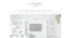 Desktop Screenshot of lenoredesign.com